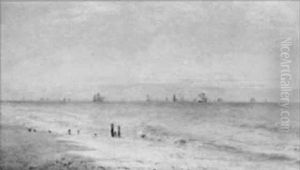 A Beach Scene by Henry Moore