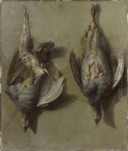 Trompe L'il Aux Perdrix Suspendues by Jean-Joseph-Xavier Bidauld