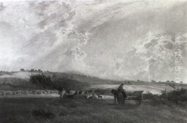 4 O'clock In The Harvest Field - view 1