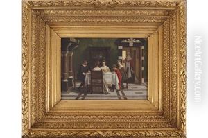 At The Dinner Table by Frans Moormans