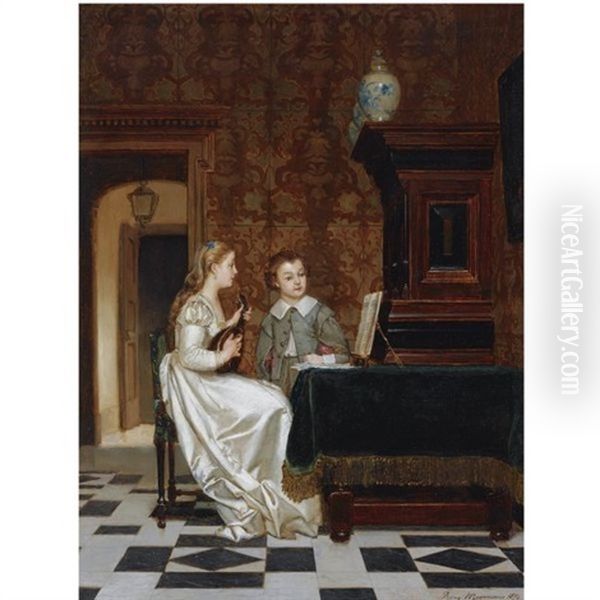 The Mandolin Player - view 1