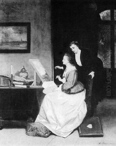 The Painting Lesson - view 1
