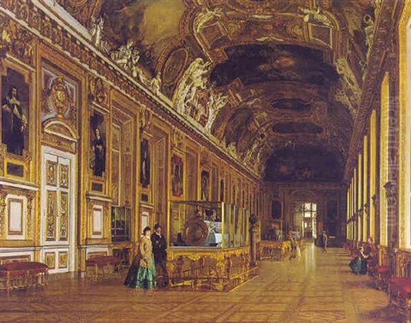 Dutch Gallery At The Louvre, Paris - view 1