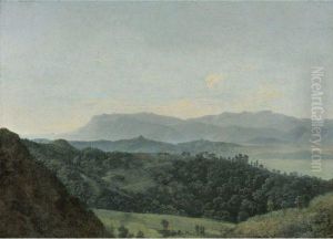 Extensive Mountainous Landscape by Jean-Joseph-Xavier Bidauld
