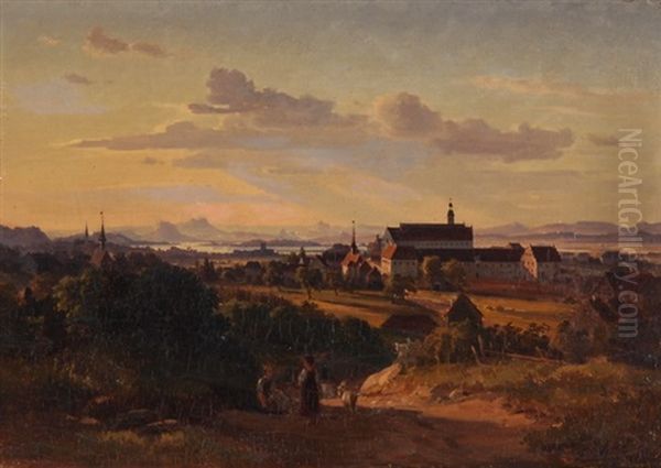 Ansicht Des Klosters Hegne Bei Konstanz - view 1