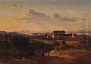 Ansicht Des Klosters Hegne Bei Konstanz