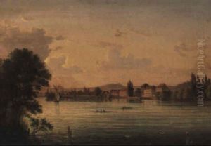 Rheinpartie In Konstanz by Josef Moosbrugger