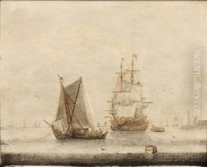 Vessels In A Quiet Harbor