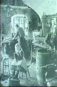 Blick In Eine Bottcherwekstatt by Franz Moppert