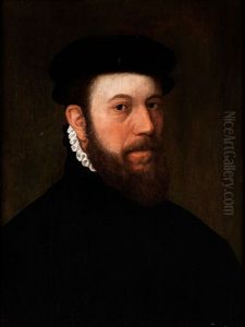 Herrenbildnis by Antonis Mor Van Dashorst
