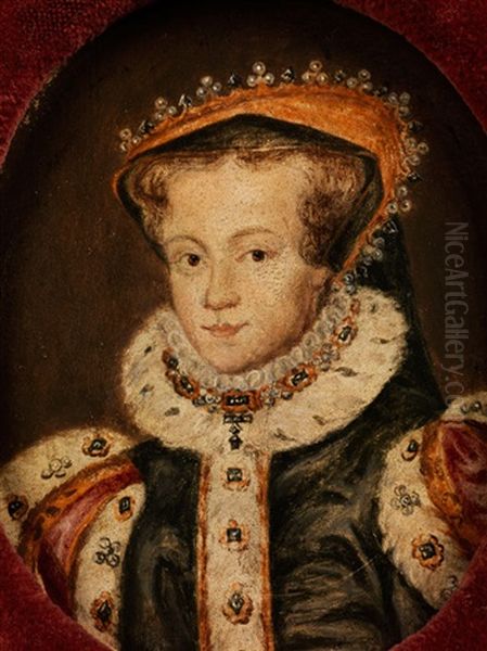 Miniaturbildnis Von Queen Mary I - view 1