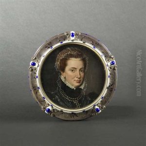 Portrait De Marguerite De Parme (1522-1586) by Antonis Mor Van Dashorst
