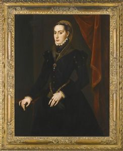 Portrait Of A Lady by Antonis Mor Van Dashorst