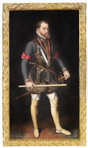 Portrat Philipps Ii. Von Spanien by Antonis Mor Van Dashorst