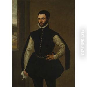 Portrait Of A Gentleman by Antonis Mor Van Dashorst