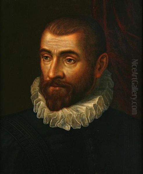 A Portrait Of A Gentleman In A White Ruff Collar - view 1