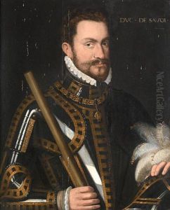Portrait Of Emanuel Philibert, Duke Of Savoy by Antonis Mor Van Dashorst