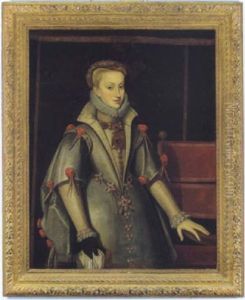 Anna Von Osterreich, Konigin Von Spanien by Antonis Mor Van Dashorst