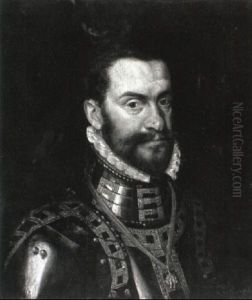 Portrait Of A Nobleman In Armor Wearing The Order Of The Golden Fleece