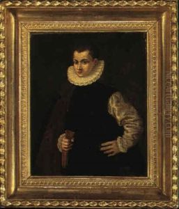 Portrait Of A Gentleman, Said To Be Lord Guilford Dudley by Antonis Mor Van Dashorst