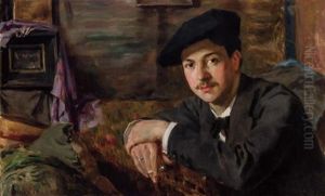 Self Portrait by Francis Luis Mora