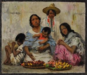 Mexican Family by Francis Luis Mora