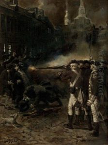 The Boston Massacre by Francis Luis Mora