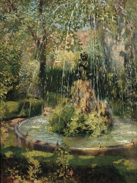 A Fountain In Granada - view 1