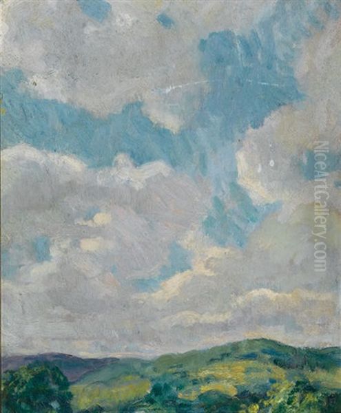 Clouds From The Connecticut Litchfield Hills (study) - view 1