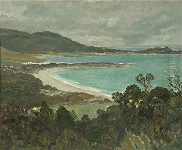 A Bay View With Storm Clouds - view 1