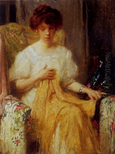 Portrait Of A Woman With Shawls - view 1