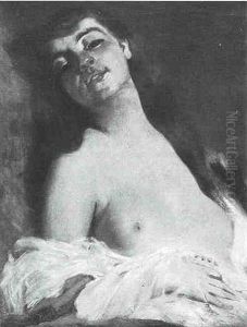 A Nude by Francis Luis Mora