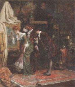 The Connoisseurs by Francis Luis Mora