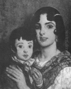 Hungarian Mother And Child