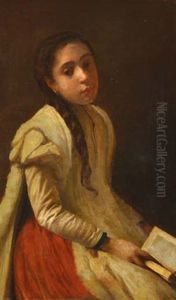 Ritratto Di Fanciulla by Arturo Moradei