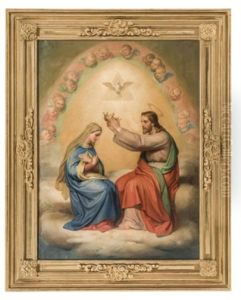 Coronacion De La Virgen Maria by Francisco Morales van den Eyden