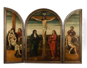 Triptico Del Calvario by Luis de Morales
