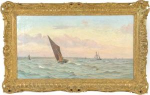 Marina Con Veleros by Richard Julius Biddle