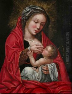 La Virgen Y El Nino Jesus by Luis de Morales