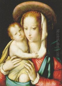 Virgen Del Sombrero by Luis de Morales