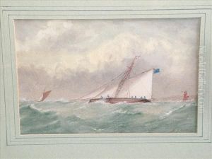 A Yacht Atsea by Richard Julius Biddle