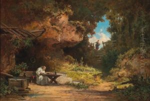 Visit To The Hermit by Willy Moralt