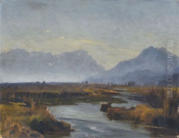 Zugspitzmassiv Bei Oberau - view 1