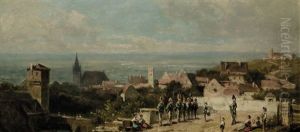 Exerzieren Der Wachposten Auf Der Bastei