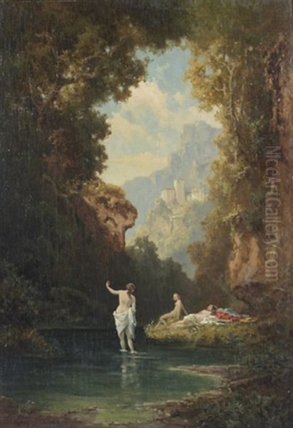 Badende Frauen I. D. Waldschlucht - view 1