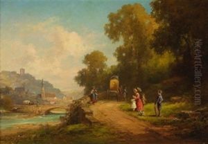 Landstrase Am Fluss Landstrase Am Fluss