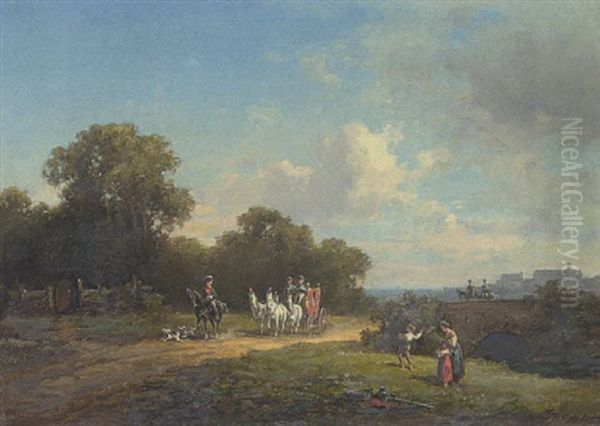 Des Serenissimus' Ausfahrt - view 1