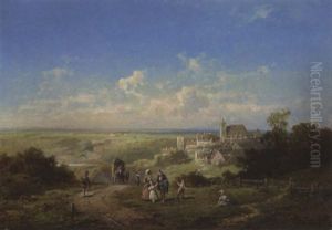 Sonntagsspaziergang Der Familie Biedermeier