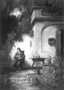 Hausgarten Idyll by Willy Moralt