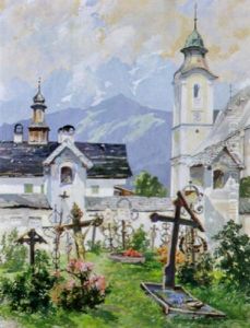 Bergfriedhof Mit Kapelle